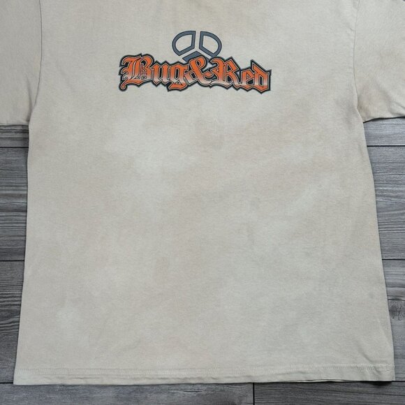 Vintage Y2K Bug & Red Surf T Shirt - Picture 4 of 8